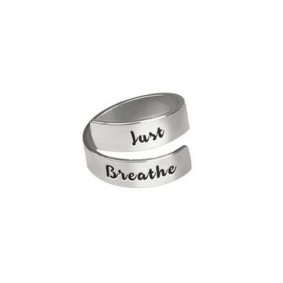 Independent Jewelry - "JustBreathe"🕉Silver Ring